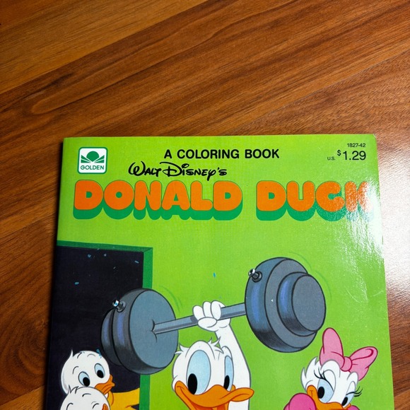 Vintage Walt Disney's Donald Duck Coloring Book Golden 1984 Activity, used - Picture 2 of 8